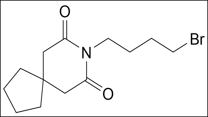 8-({{1}Bromobutyl)-8-azaspiro[4.5]-dekan-7,9-dion; Nr CAS: 80827-62-9